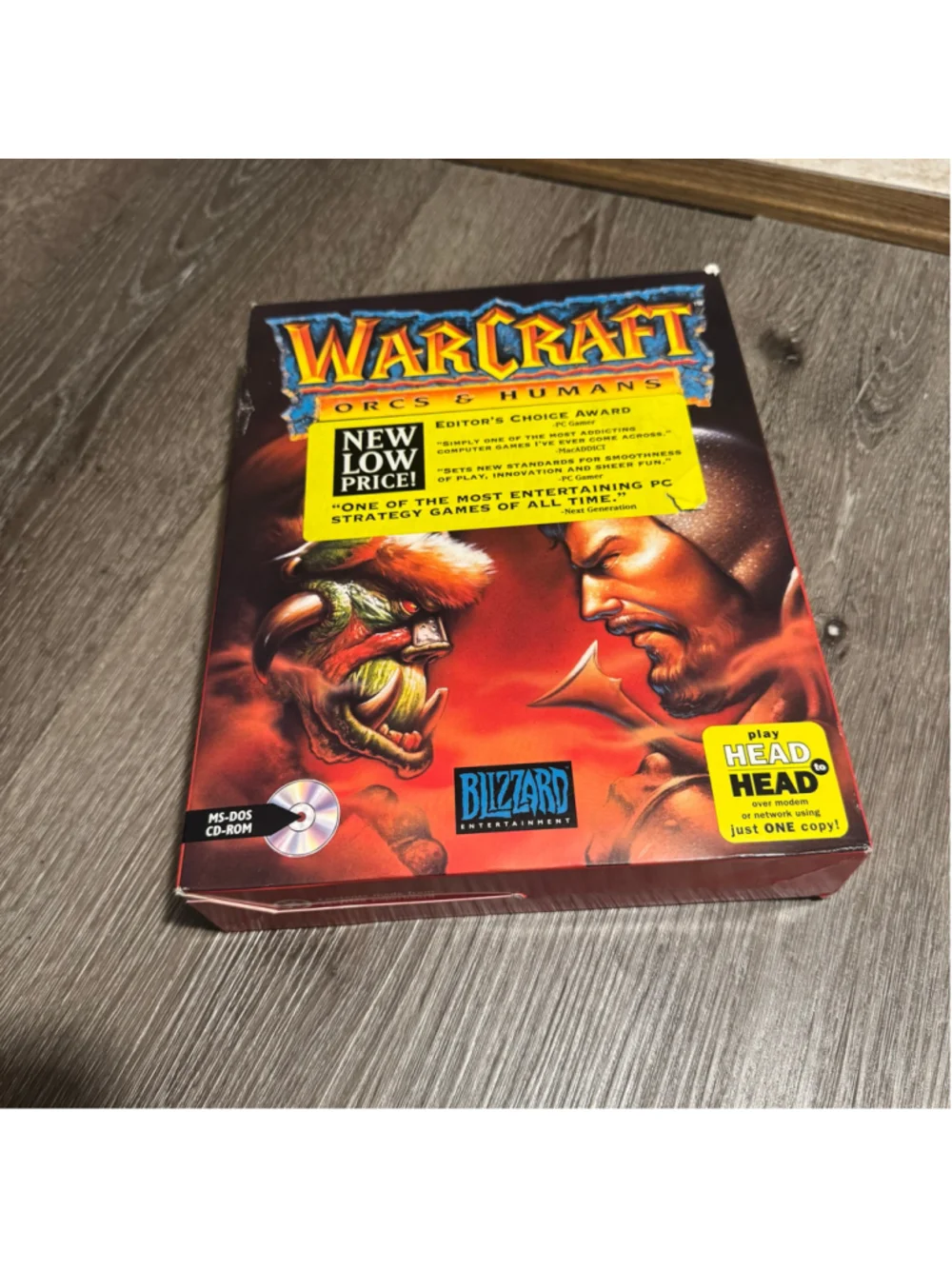 Vtg Vintage 1994 Blizzard Warcraft: Orcs & Humans PC Video Game